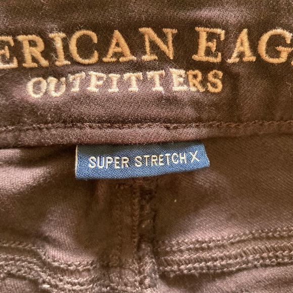 Maroon American Eagle Super Stretch Jegging - Picture 8 of 12